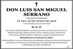 Luis San Miguel Serrano